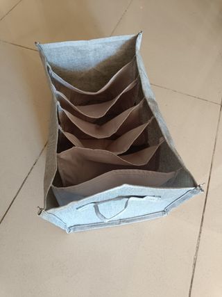 Organizador tela gris - Armario