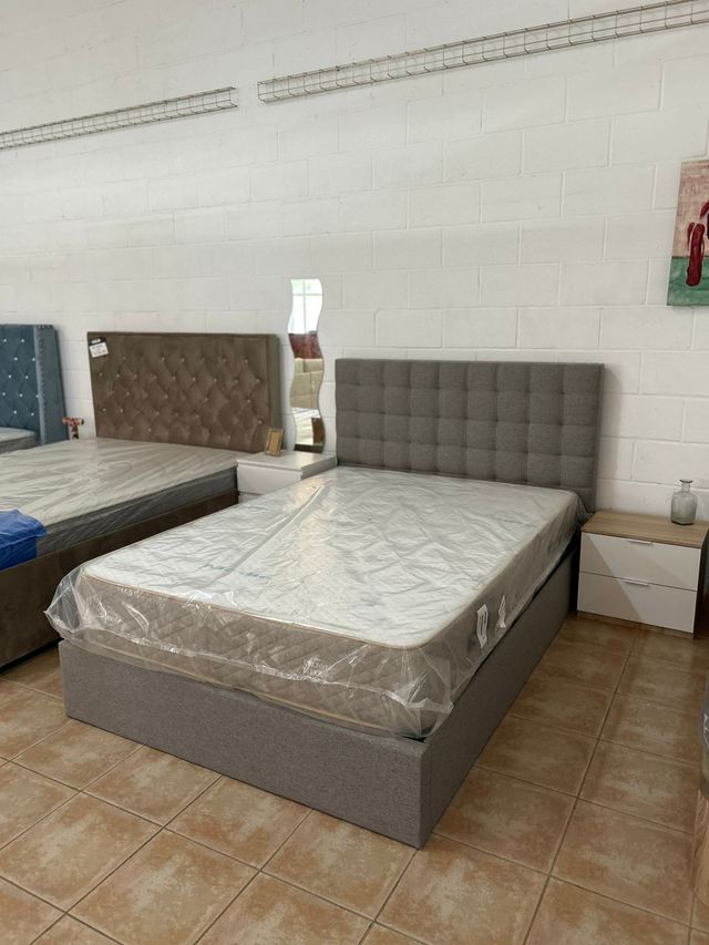 Cama Canape 135 cm Matrimonio + Cabecero
