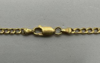 Cadena Alterna de oro combinado 18k, 14.92g, 60cm.