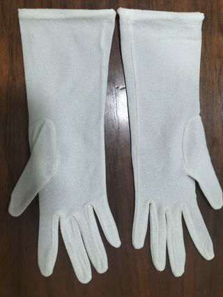 Guantes blancos vintage