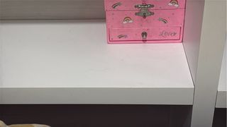 Cama plegable blanca - Mueble infantil