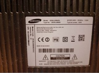 TV Samsung 40" 4K Curvo UE40JU6640