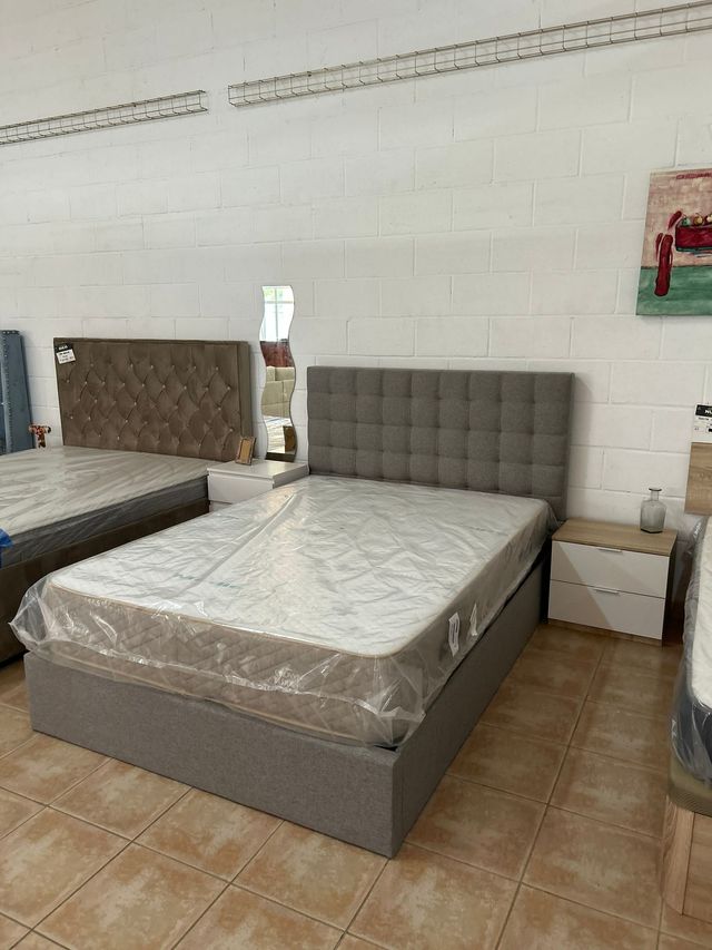 Cama Canape Matrimonio 135 cm + Cabecero 