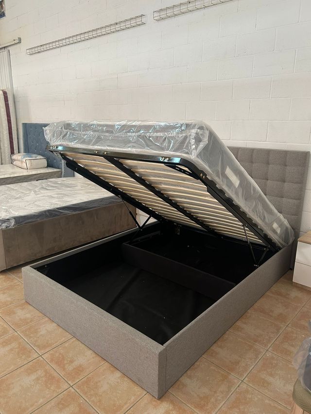 Cama Canape 135 cm + Cabecero Tapizado