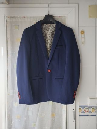 Americana azul talla S caballero