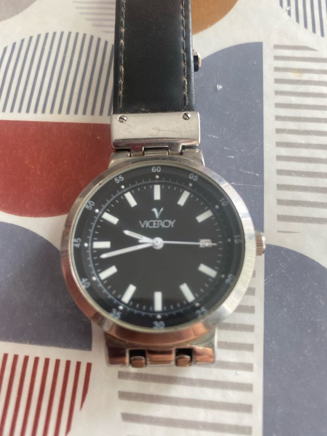 Reloj Viceroy Hombre - Negro y Plata