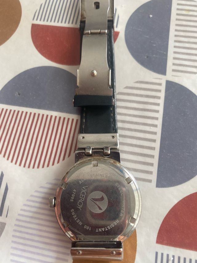 Reloj Viceroy Hombre - Negro y Plata