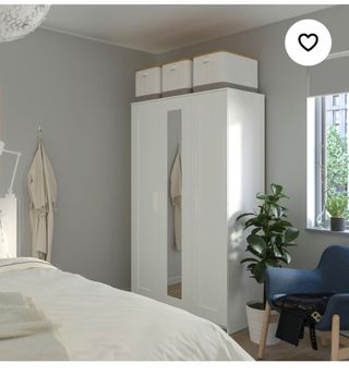 Armadio BRIMNES a 3 ante bianco