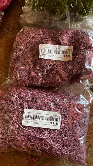 Musgo artificial decorativo 14 packs + regalo