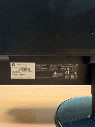 Monitor HP W2072a - Pantalla negra