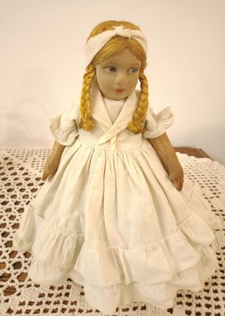 Vecchie bambole doppie di Talleres Arte Fuste.