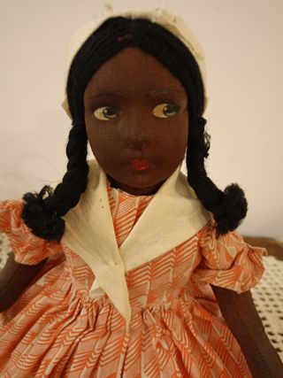 Vecchie bambole doppie di Talleres Arte Fuste.