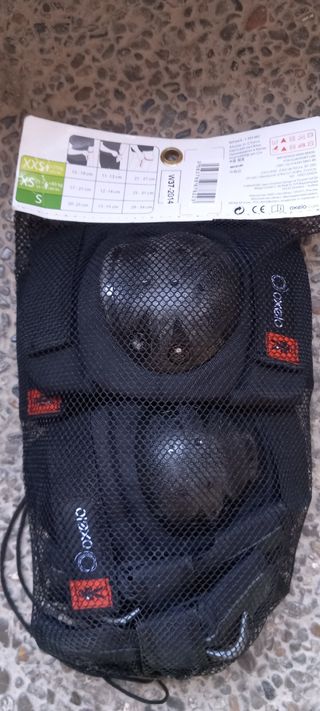 Protecciones Oxelo talla S - Rodilleras y coderas