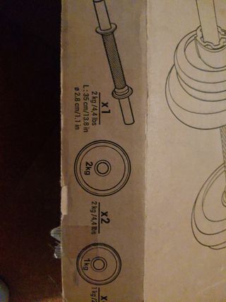 Mancuerna 10kg - Body Building