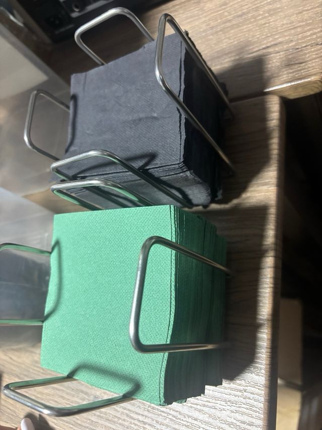 8 Servilleteros metal