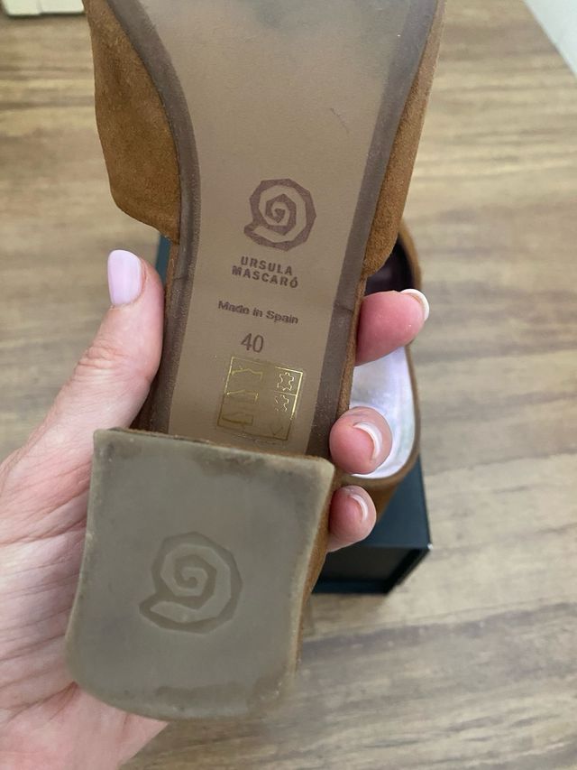 Sandalias Ursula Mascaro - Marrón - Talla 40