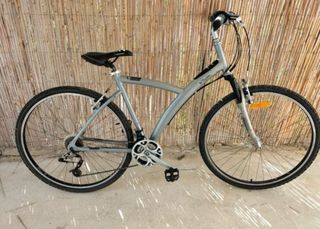 Bicicleta Btwin 5 aluminiun con silla de paseo