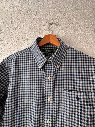 Camisa Ralph Lauren M cuadros azul