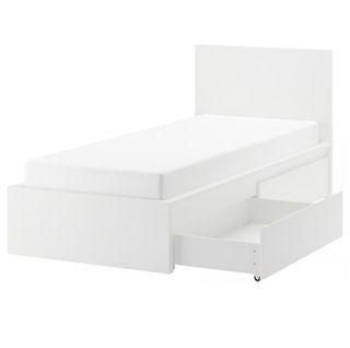 Cama Ikea Malm 90cm blanca