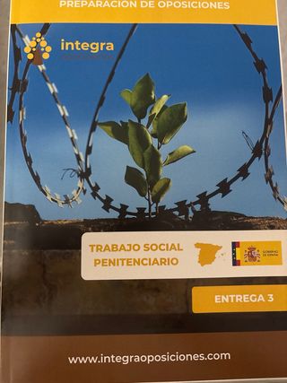 Temario oposiciones Trabajo Social penitenciario 