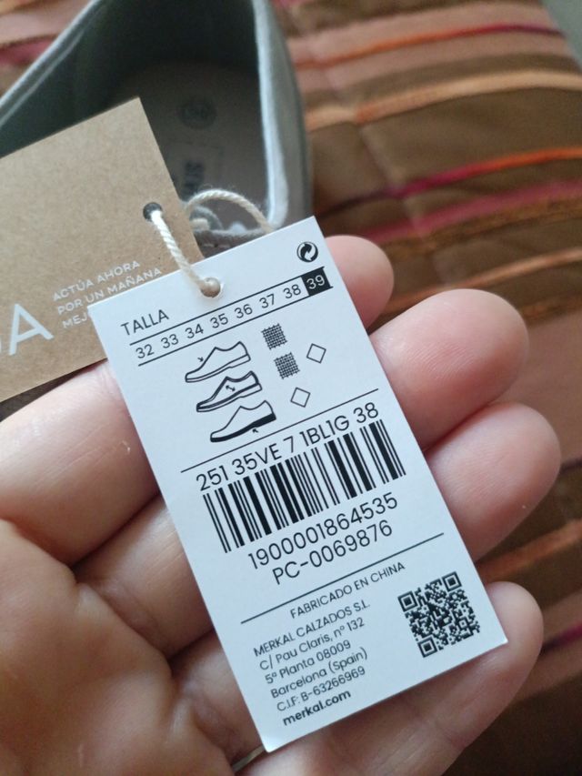 Zapatos Seven Five - Gris - 39