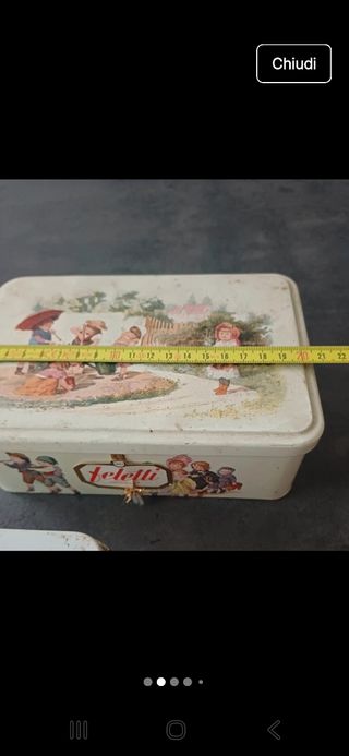 Scatole latta vintage Caffarel & Joffelli