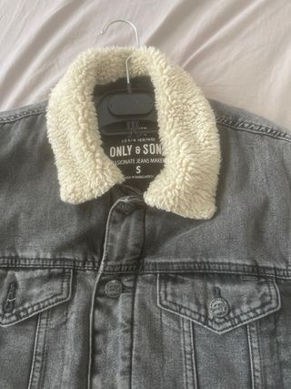 Chaqueta vaquera gris - Talla S