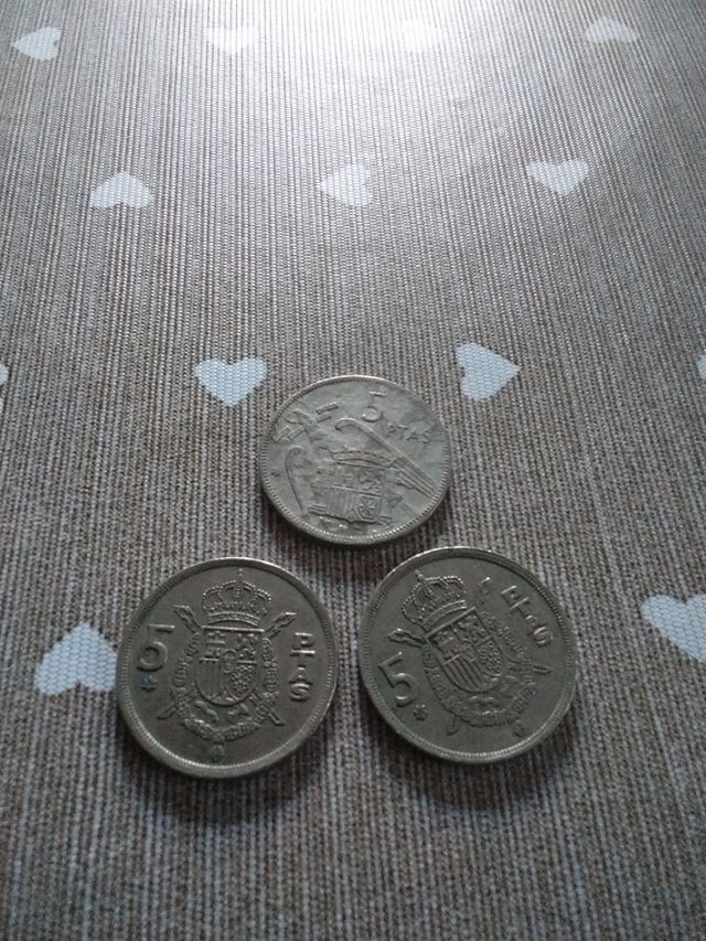 3 Monete 25 Pesetas Spagna