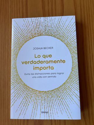 Libro: Lo que verdaderamente importa