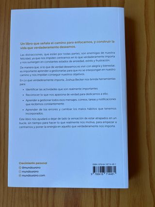 Libro: Lo que verdaderamente importa