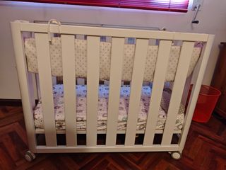 Cuna bebé 94x53 - Blanca