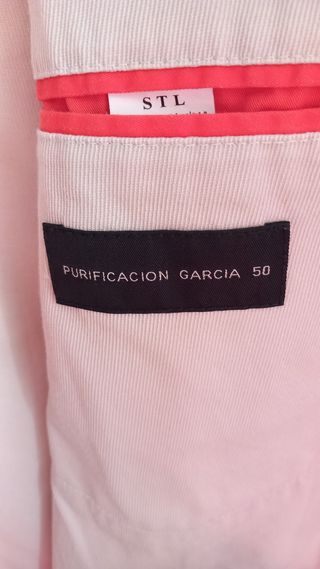 Chaqueta Purificación García beige