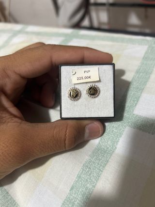Pendientes Rolex oro 18k