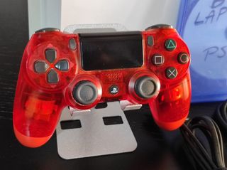 PS4 11.00 Edi. Blanca + mando Cristal Red