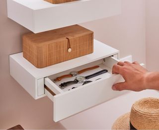 Estante flotante blanco - Madera