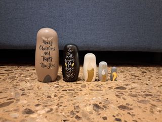 Pack muñecas rusas y laberinto bolas