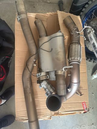 downpipe Ragazzon y silenciador intermedio golf 8R