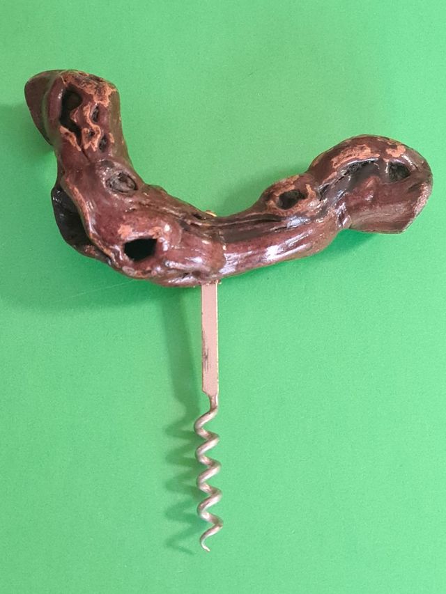 Sacacorchos madera vintage Henri Maire