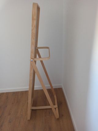 Espejo tocador madera natural 165x50cm
