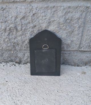 Espejo pequeño artesanal pintado a mano – 20x14cm