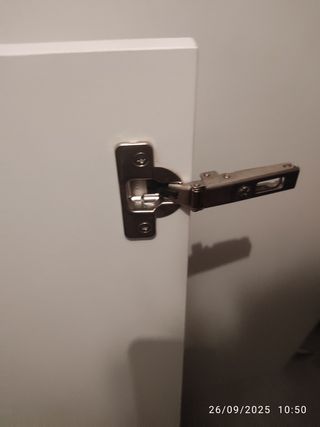 Puertas blancas cocina - 5 ud.