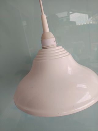 Lámpara techo blanca 