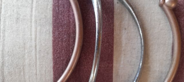 Maniglie curve vintage - 4pz