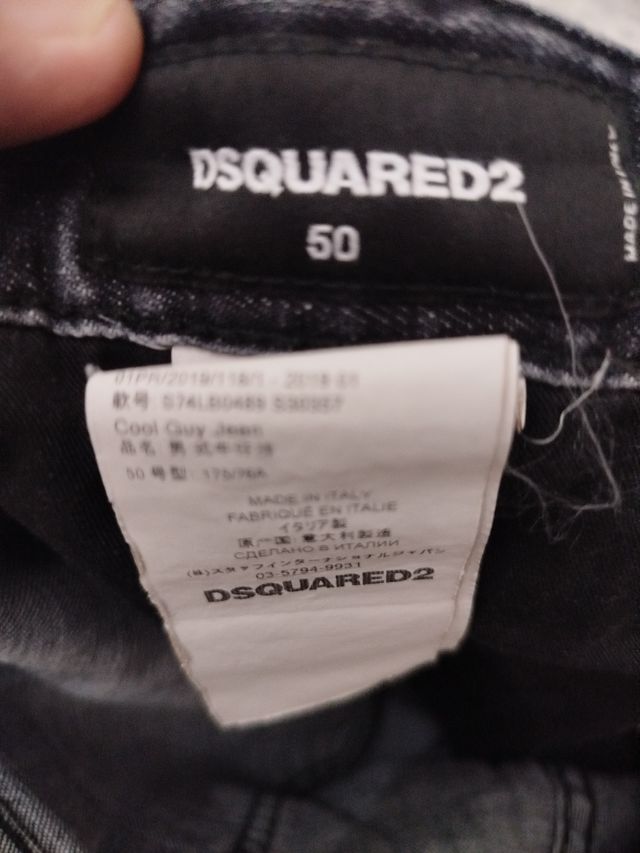 Jeans neri usati effetto vintage