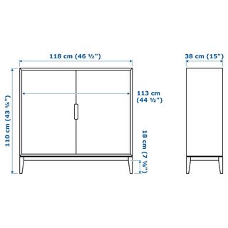 Armario blanco IKEA REGISSÖR