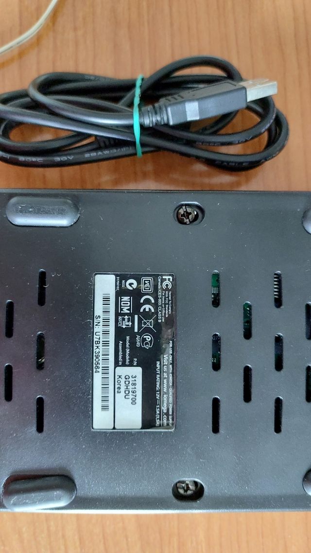 Disco duro externo 1.5Tb Iomega