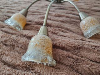 Lámpara araña 5 luces dorada