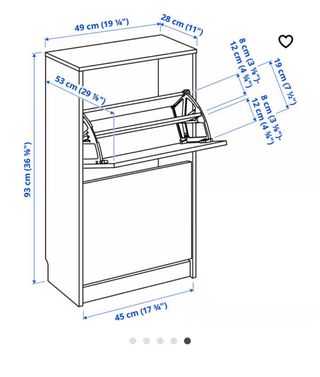 Zapatero BISSA Ikea - marrón