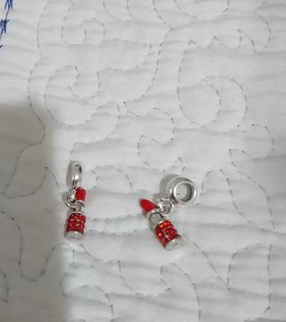 Charm abalorio pintalabios pulsera Pandora collar 