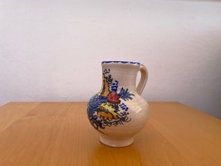 Juego café antiguo pintado a mano